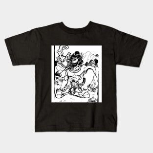 Shiva in the Himalayas Kids T-Shirt